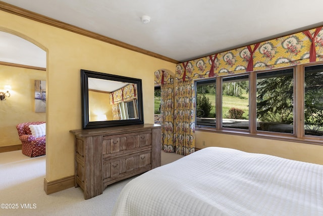 32 Greystone Ct, Beaver Creek, CO 81620 - bedroom with carpet flooring and ornamental molding