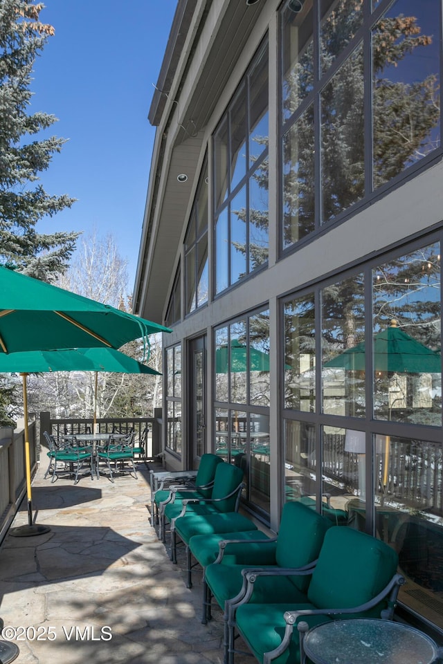 view of patio / terrace with outdoor dining area