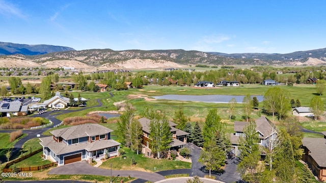 207 Aidan Rd, Eagle, CO 81631 - aerial perspective of suburban area with a water and mountain view and a golf course