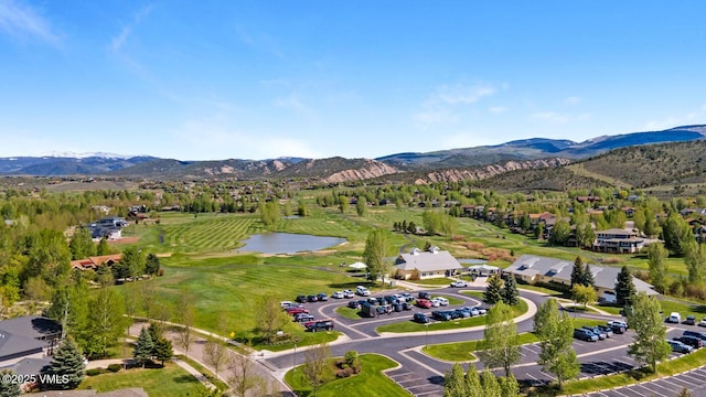 207 Aidan Rd, Eagle, CO 81631 - aerial perspective of suburban area featuring a water and mountain view