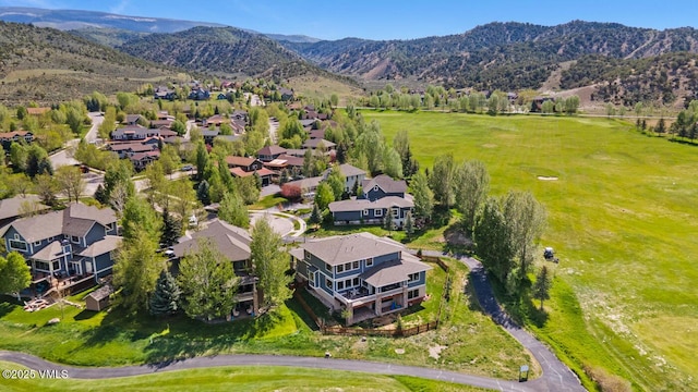 207 Aidan Rd, Eagle, CO 81631 - aerial view of residential area with a mountain backdrop