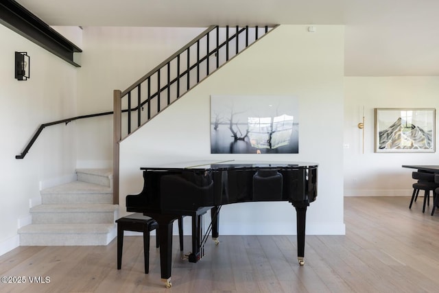 207 Aidan Rd, Eagle, CO 81631 - stairs with wood finished floors and baseboards
