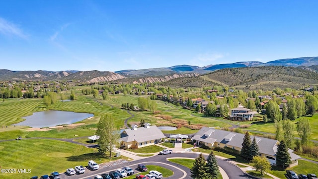 207 Aidan Rd, Eagle, CO 81631 - aerial view of residential area with a water and mountain view and a golf course