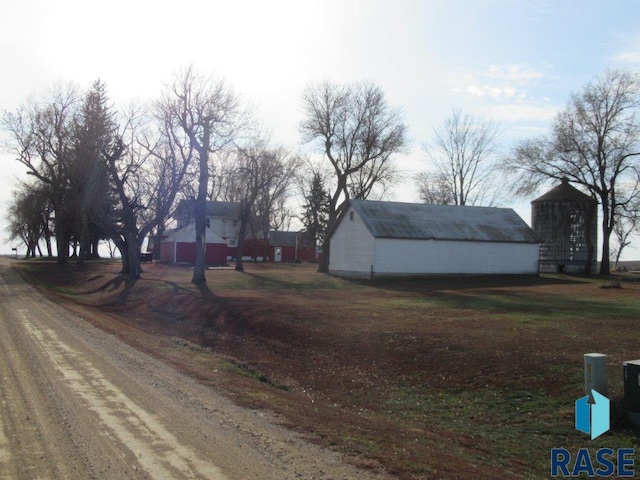 view of road