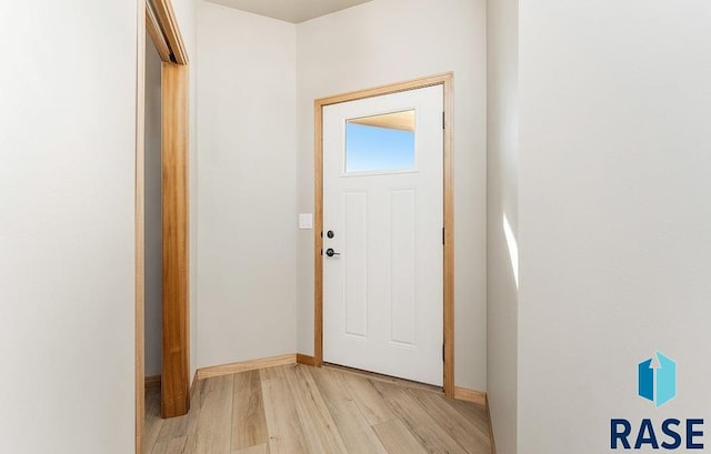 1437 N Mae Pl, Tea, SD 57064 - doorway to outside with light hardwood / wood-style flooring