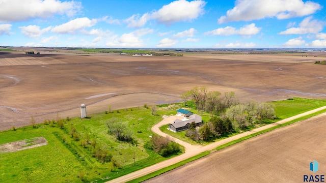 bird's eye view featuring a rural view