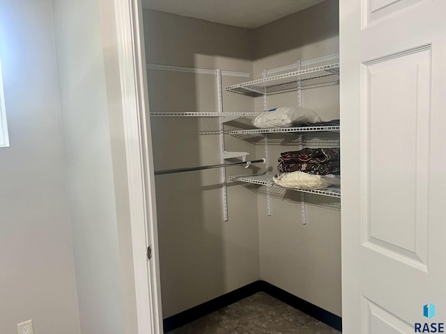 view of closet