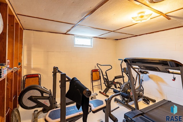 view of exercise room