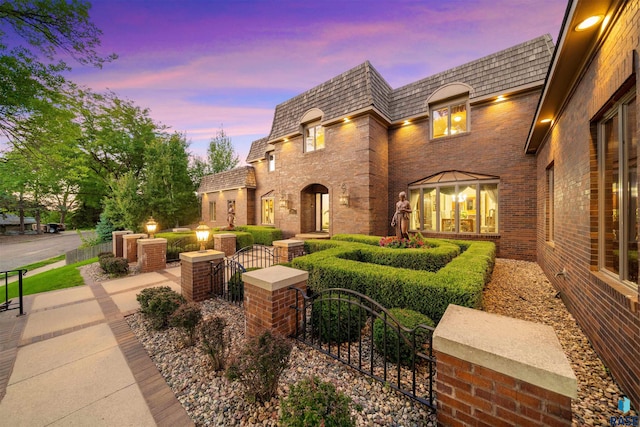 view of front of home