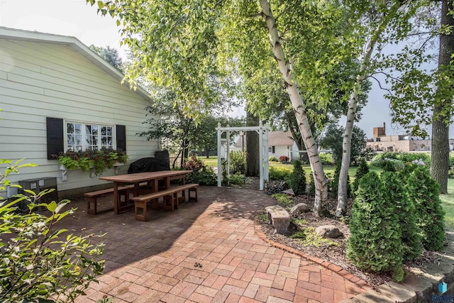 view of patio