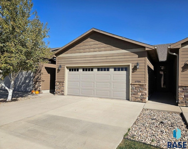 ranch-style house with a garage