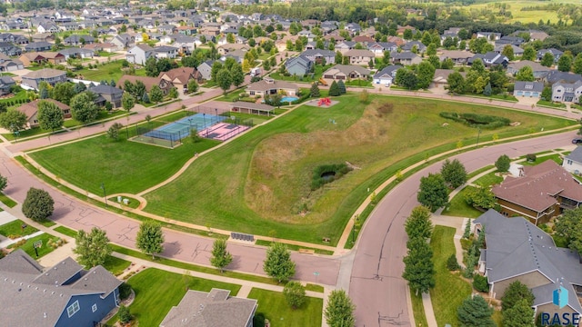 birds eye view of property featuring a residential view