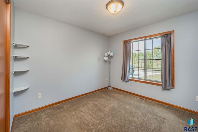 spare room with carpet flooring