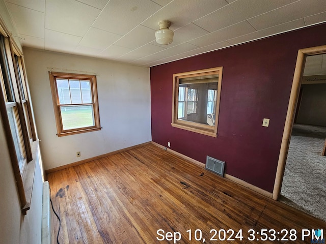 unfurnished bedroom featuring wood-type flooring