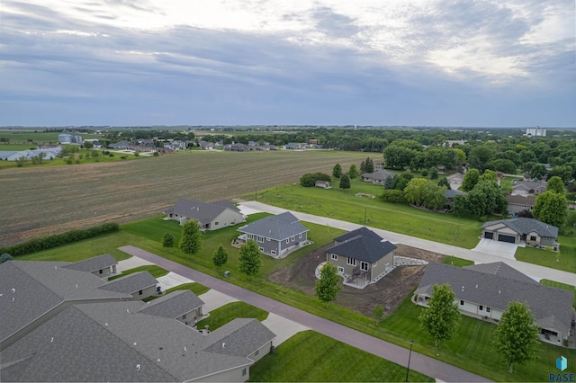 bird's eye view featuring a residential view