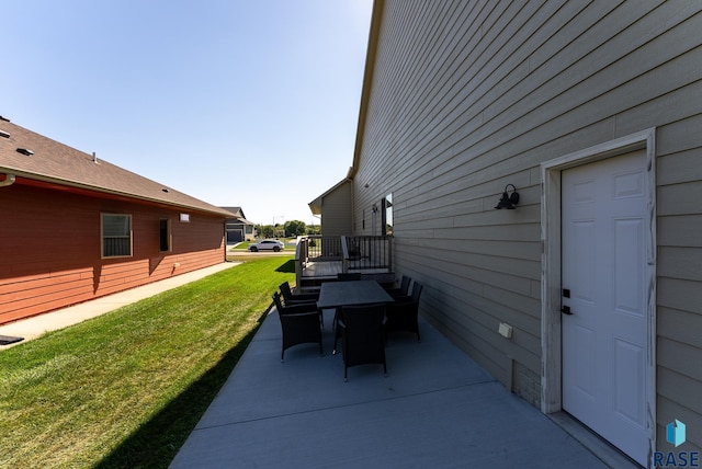 view of patio