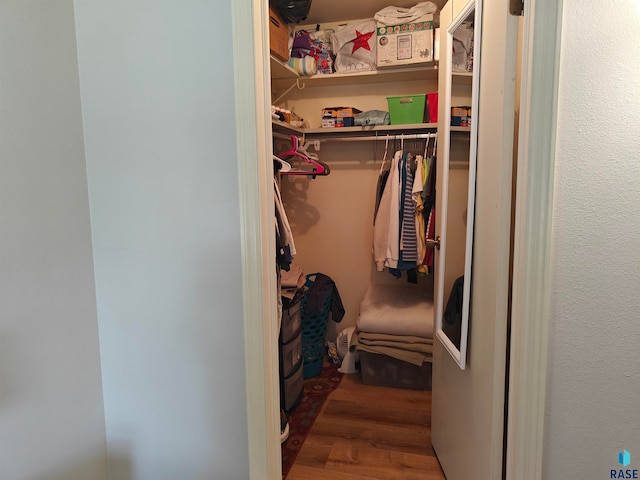 view of closet