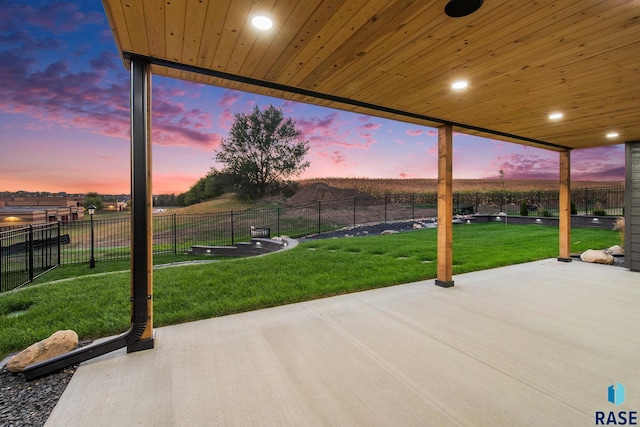 313 Red Spruce Ave, Sioux Falls, SD 57110 - view of patio / terrace featuring a fenced backyard