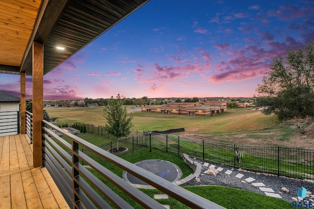 313 Red Spruce Ave, Sioux Falls, SD 57110 - balcony with a rural view