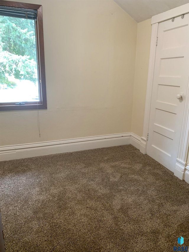 empty room featuring carpet