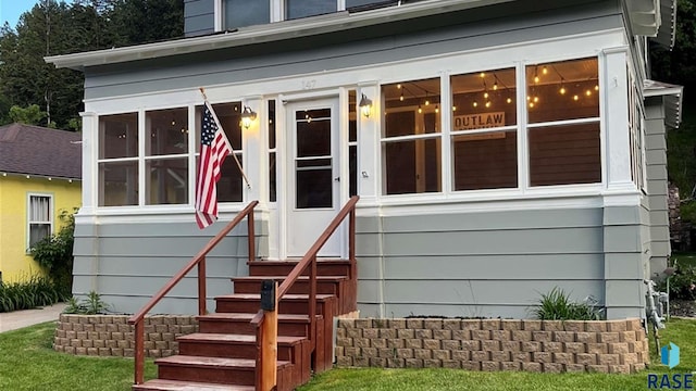 view of entrance to property