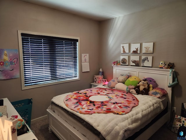 bedroom with carpet flooring