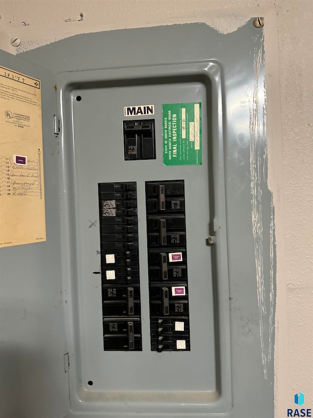 utilities with electric panel