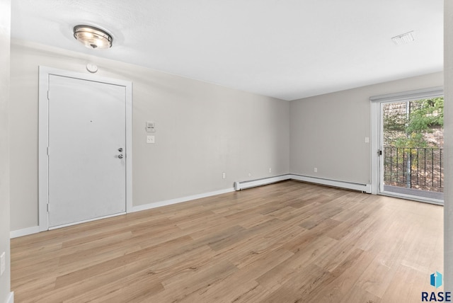 entryway featuring light wood-type flooring