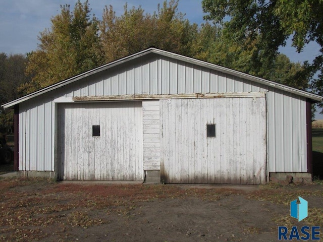 view of outdoor structure