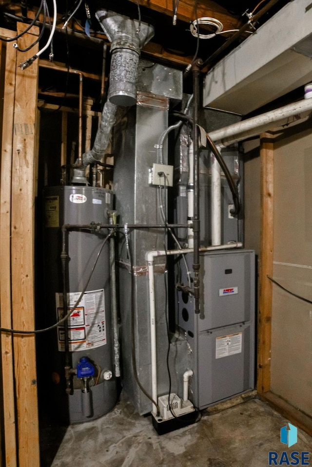 utilities with water heater