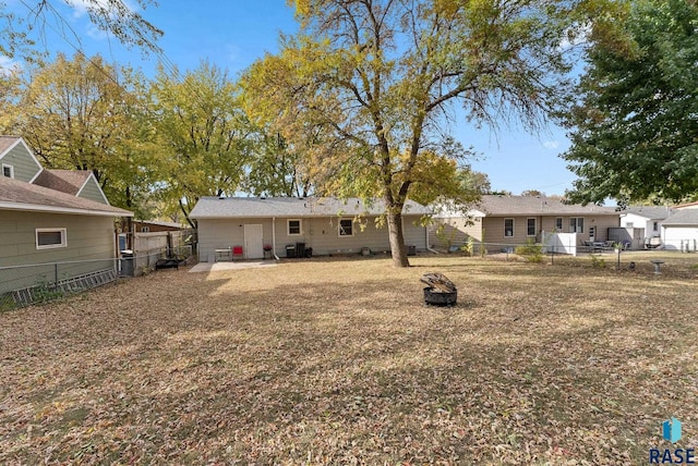 view of rear view of property