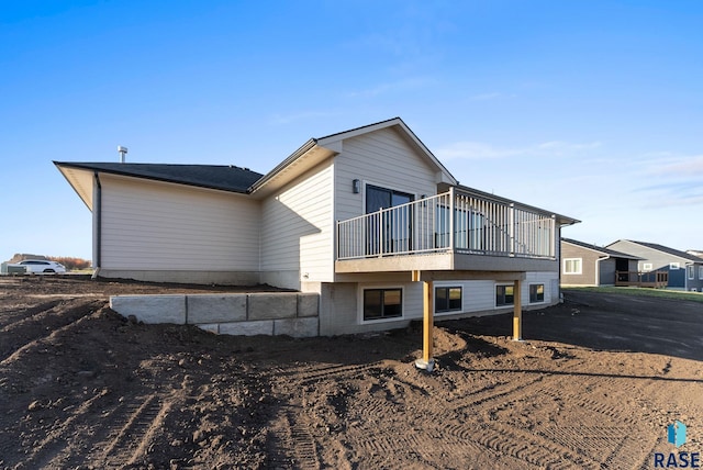 view of rear view of house