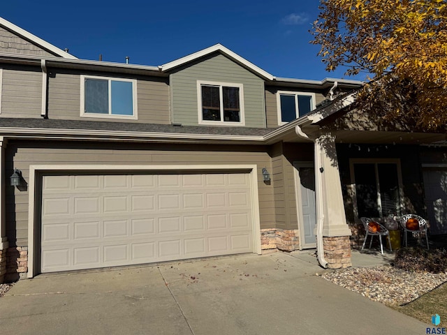 craftsman-style home featuring a garage