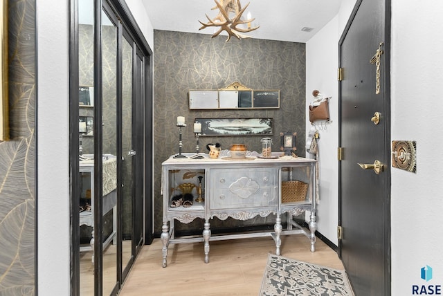 bathroom featuring hardwood / wood-style floors