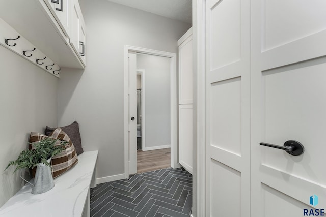 view of mudroom