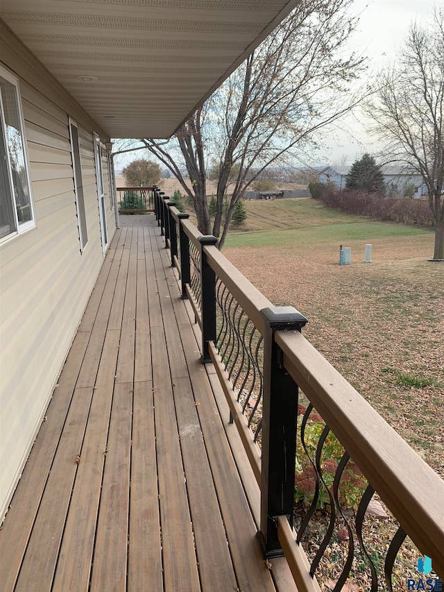 view of deck