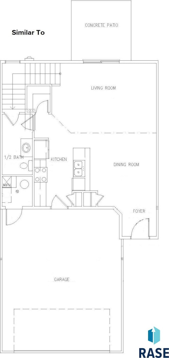 1249 N Marion Rd Unit 2, Sioux Falls, SD 57107 - floor plan / room layout