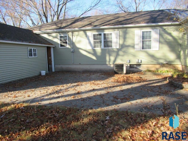 view of property exterior with central air condition unit