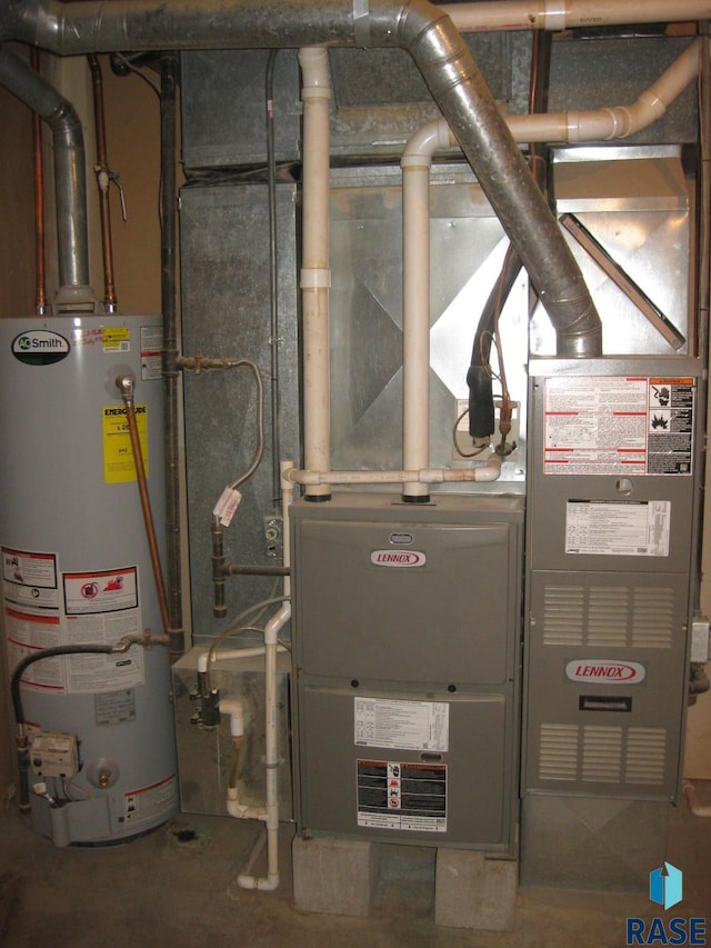 utilities with gas water heater