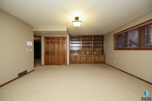 interior space with carpet flooring