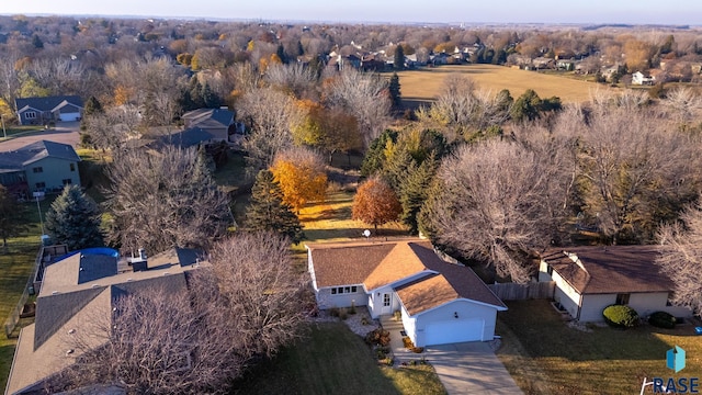 drone / aerial view