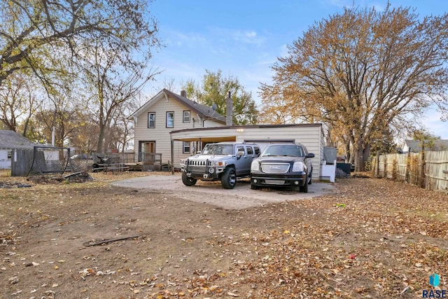 view of back of property