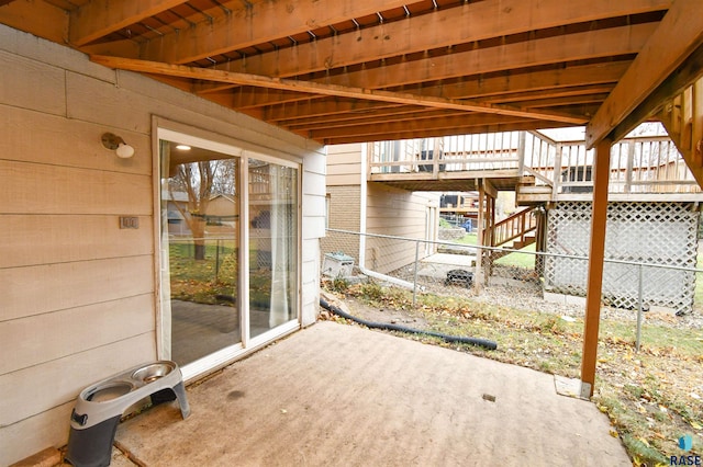 view of patio / terrace