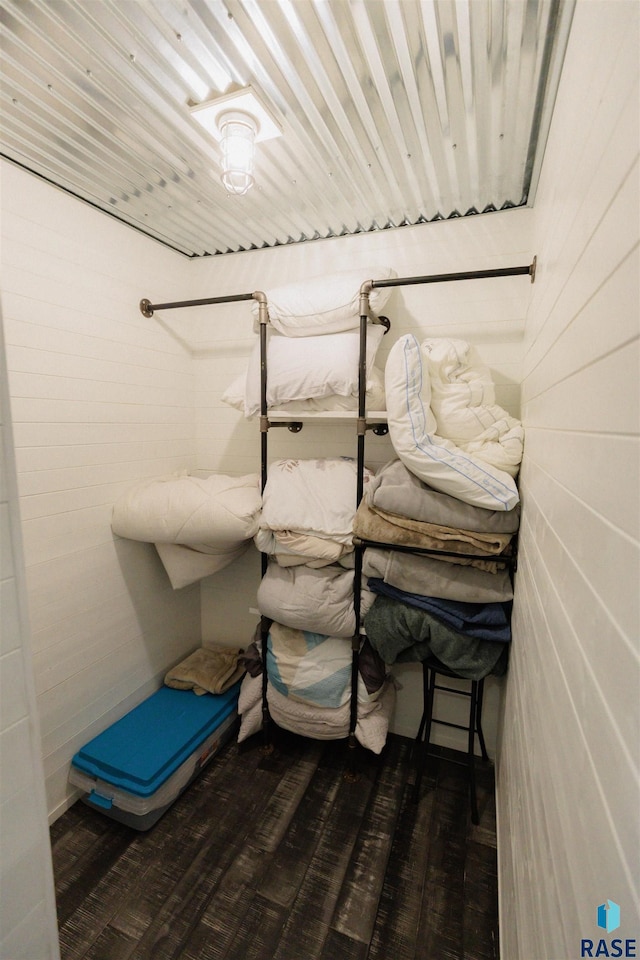 bathroom featuring hardwood / wood-style flooring