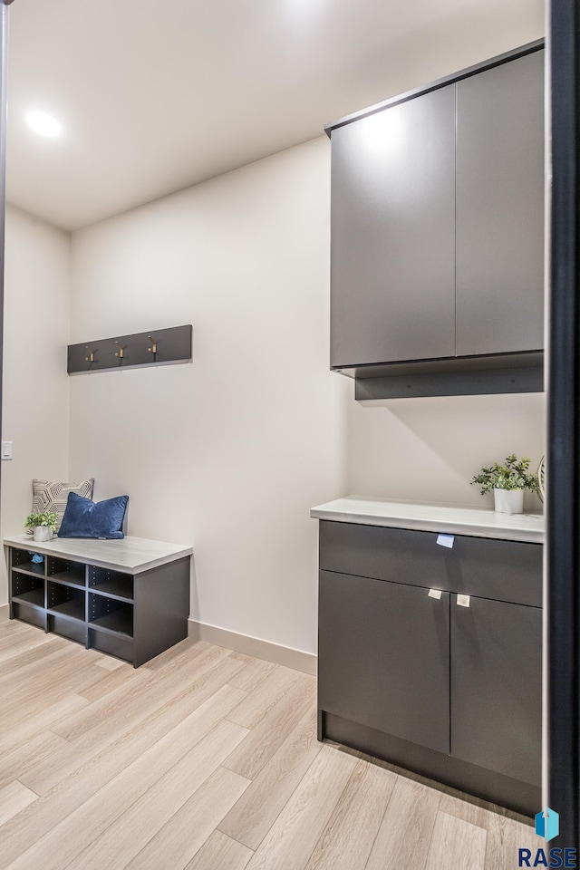 interior space featuring hardwood / wood-style floors