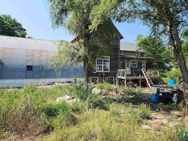 view of rear view of property