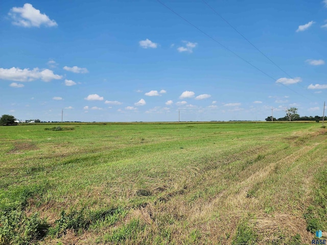 view of landscape with a rural view