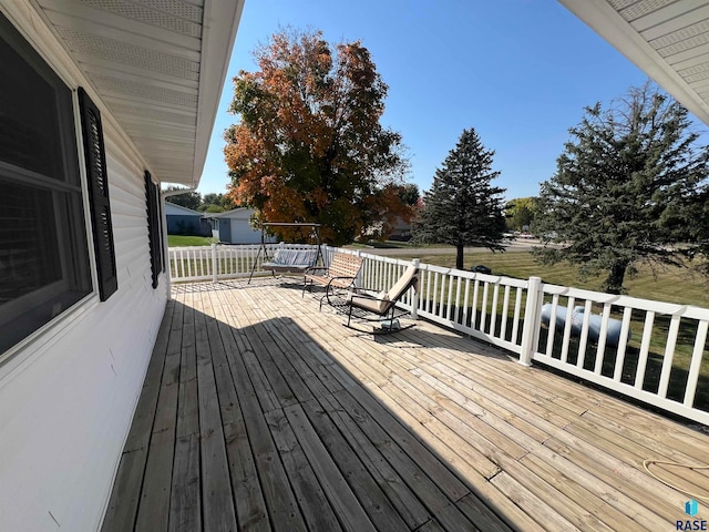 view of deck