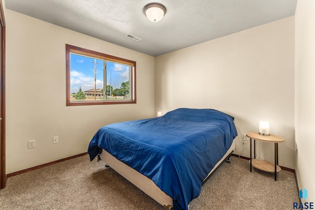 bedroom featuring carpet floors