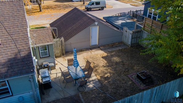 back of house featuring a patio